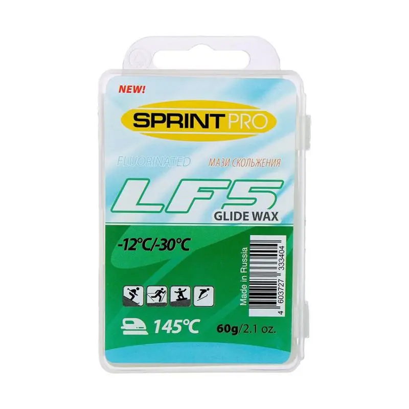 Мазь скольжения парафин SPRINT PRO CH5 60гр -12-30С зеленая от магазина Супер Спорт